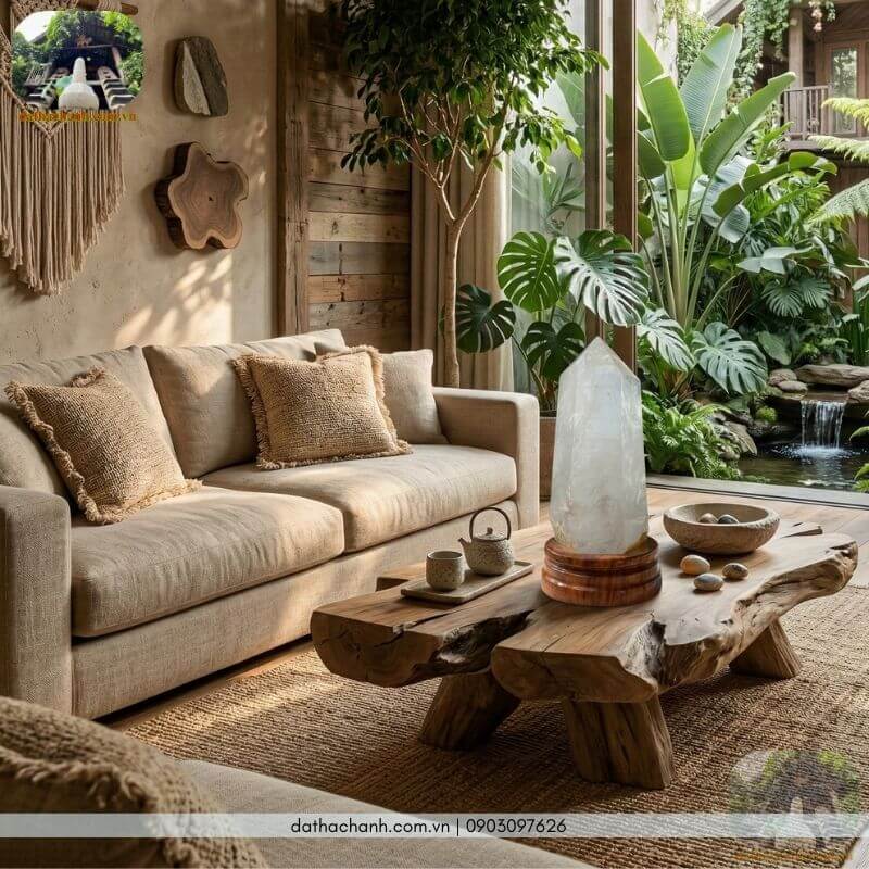 Trụ đá thạch anh trắng tự nhiên: Cân bằng năng lượng, tụ khí bình an 28 đá thạch anh trắng