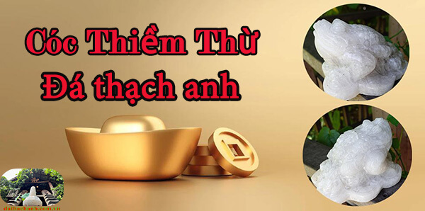 Cóc thiềm thừ được chế tác từ đá thạch anh trắng