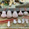mặt dây chuyền đá thạch anh hồng