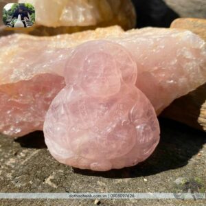 mặt dây chuyền đá thạch anh hồng