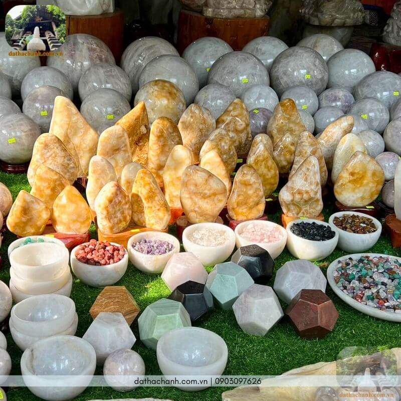 Quả cầu thạch anh vàng có tác dụng gì