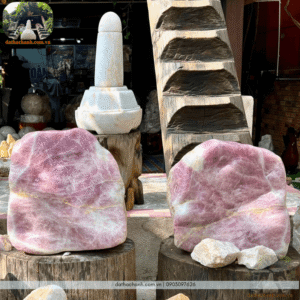 đá thạch anh hồng đậm