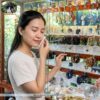 vòng tay đá mã não trắng