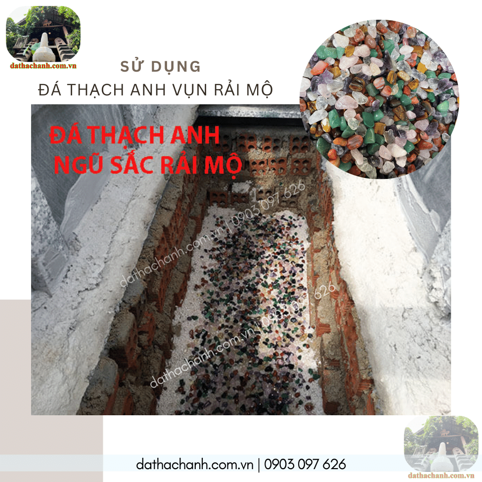 Đá thạch anh vụn rải mộ sức mạnh phong thủy trong tâm linh 6 Đá thạch anh vụn rải mộ