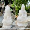 tượng Phật Bà Quan Âm bằng đá thạch anh