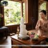 tượng Phật Bà Quan Âm bằng đá thạch anh