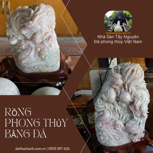 Rồng phong thủy bằng đá