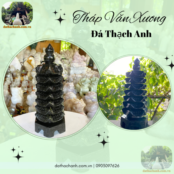 tháp văn xương đá thạch anh