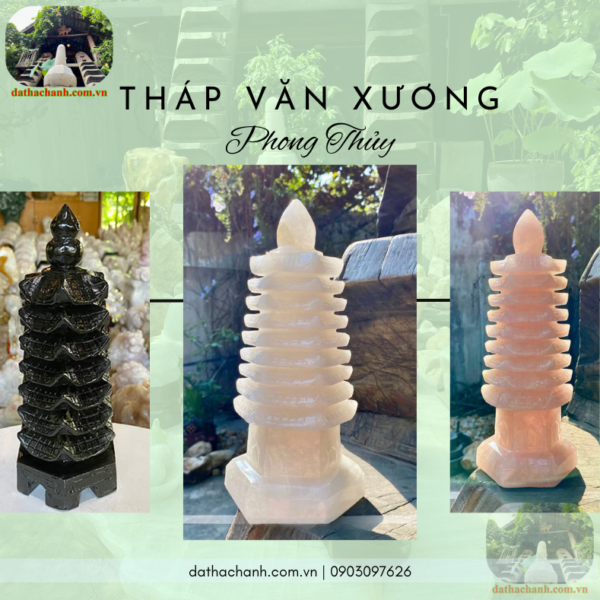 tháp văn xương đá thạch anh