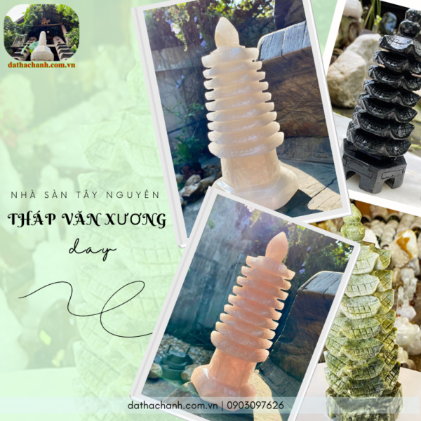 tháp văn xương đá thạch anh