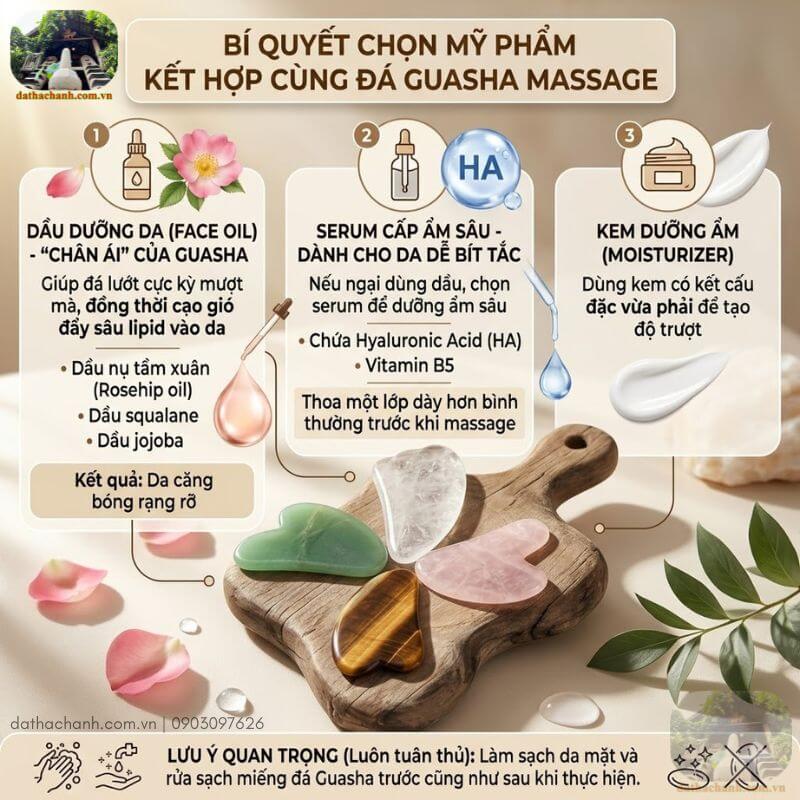 Đá Guasha massage mặt, bí quyết chăm sóc da tự nhiên 32 đá Guasha massage mặt