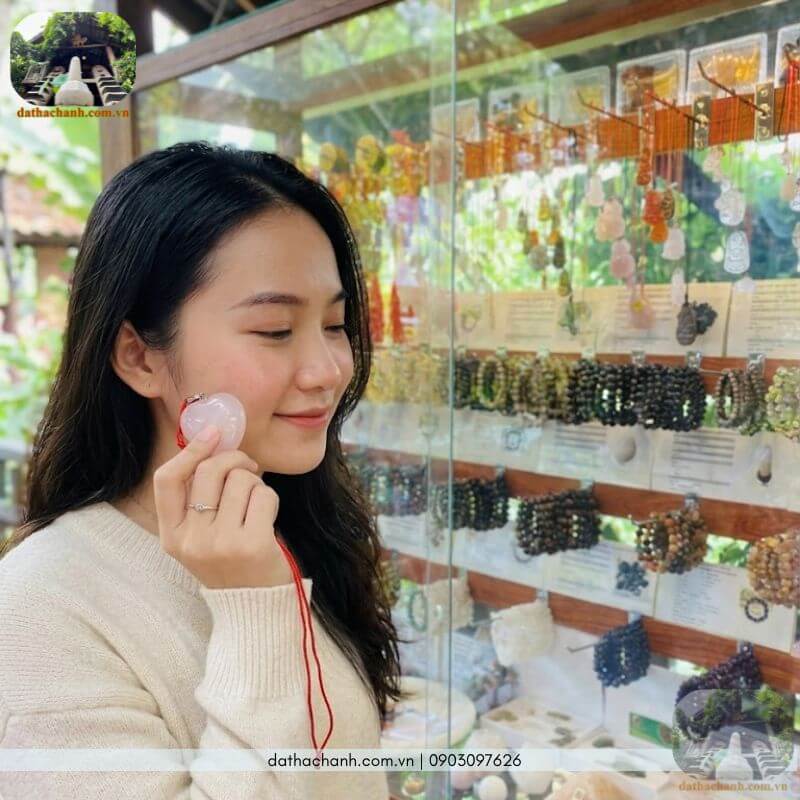 trái tim thạch anh hồng