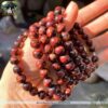 vòng đá mắt hổ nâu đỏ