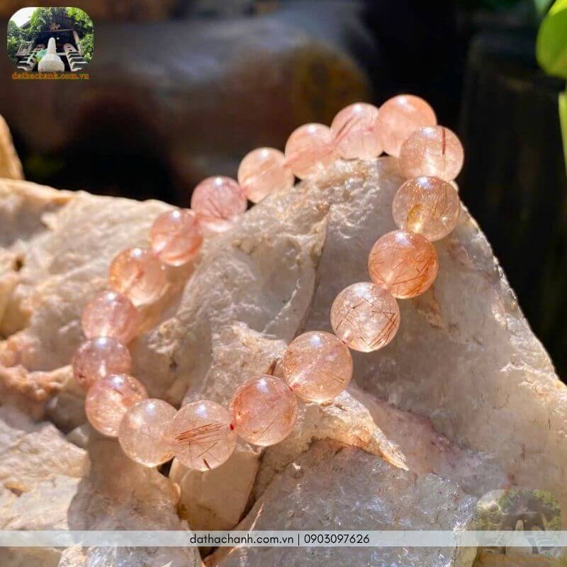 Mua vòng thạch anh tóc nâu đỏ đẹp để tăng vượng khí 31 Vòng thạch anh tóc nâu đỏ