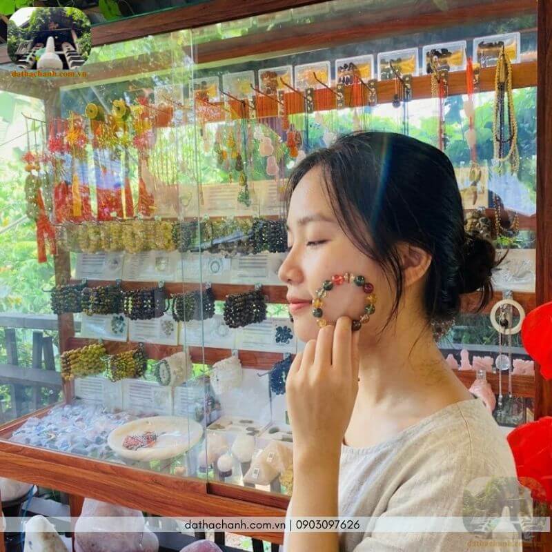 vòng đá ưu linh đa sắc