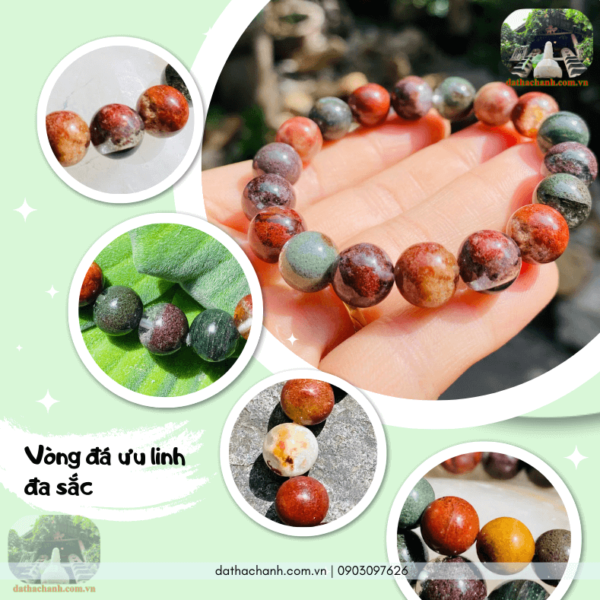 vòng đá ưu linh đa sắc