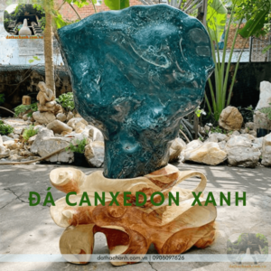 đá canxedon xanh