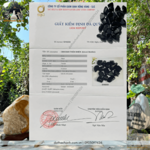 đá obsidian đen