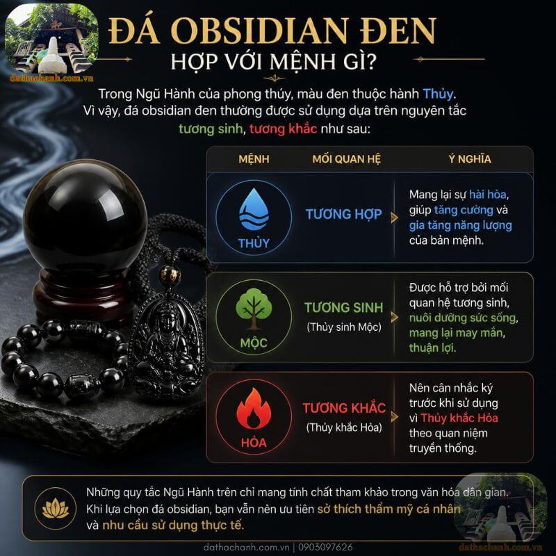 Đá obsidian đen vụn tự nhiên tại Nhà Sàn Tây Nguyên 27 Đá obsidian đen hợp mệnh Thủy và mệnh Mộc