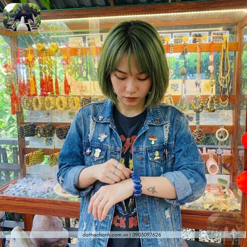 Vòng đá lapis xanh dương sang trọng, hợp mệnh Thủy, Mộc 59 vòng đá lapis lazuli