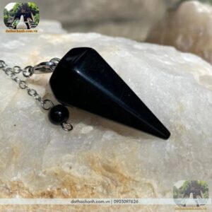 con lắc cảm xạ đá núi lửa obsidian