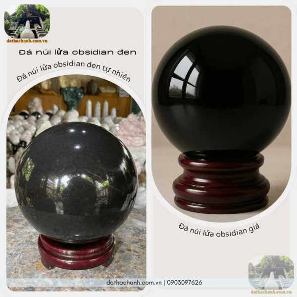 đá núi lửa obsidian