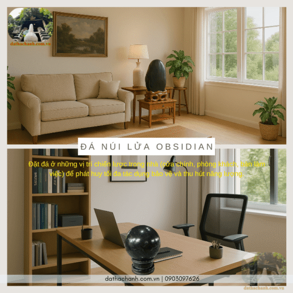 đá núi lửa obsidian