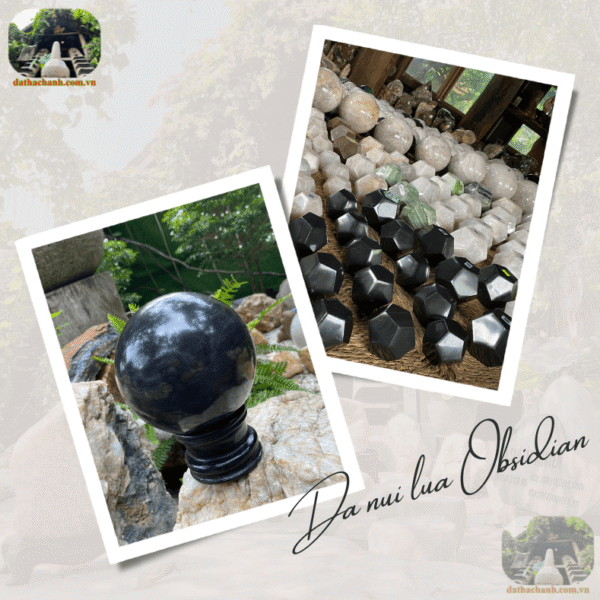 đá núi lửa obsidian