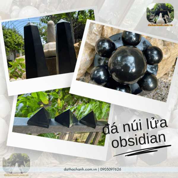 đá núi lửa obsidian