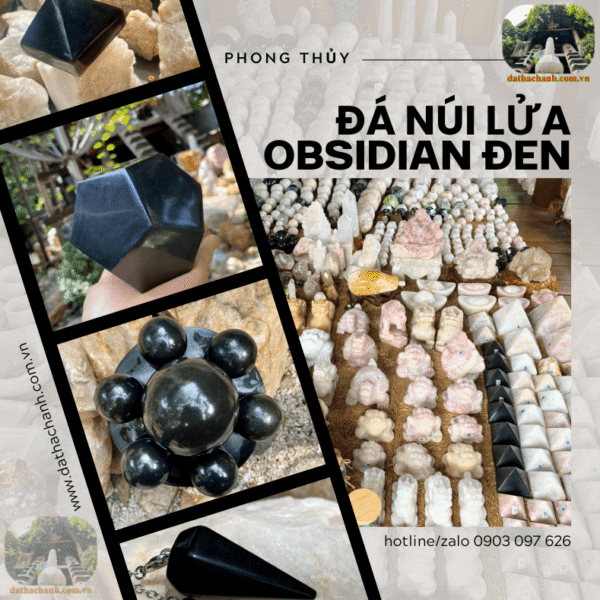 đá núi lửa obsidian