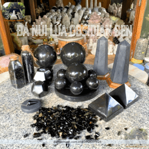 đá núi lửa obsidian