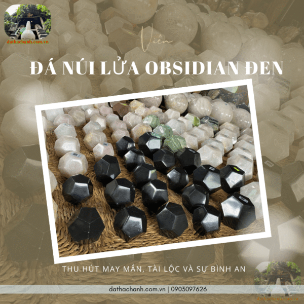 đá núi lửa obsidian