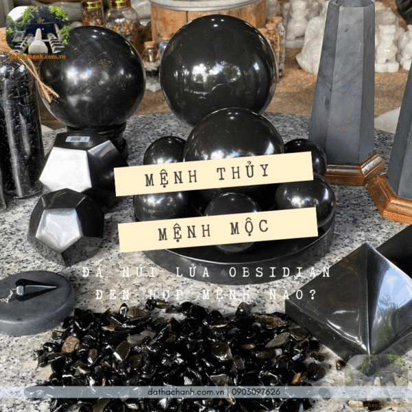 đá núi lửa obsidian