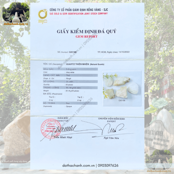 đá thạch anh trong xây dựng