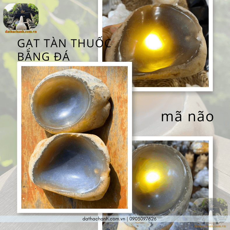 Gạt tàn thuốc bằng đá mã não, đẳng cấp doanh nhân 44 gạt tàn thuốc bằng đá