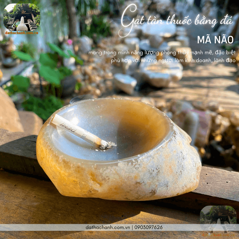 Gạt tàn thuốc bằng đá mã não, đẳng cấp doanh nhân 35 gạt tàn thuốc bằng đá