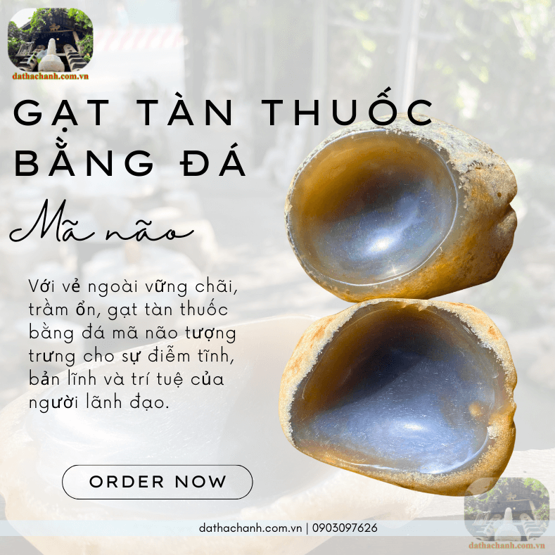 Gạt tàn thuốc bằng đá mã não, đẳng cấp doanh nhân 37 gạt tàn thuốc bằng đá