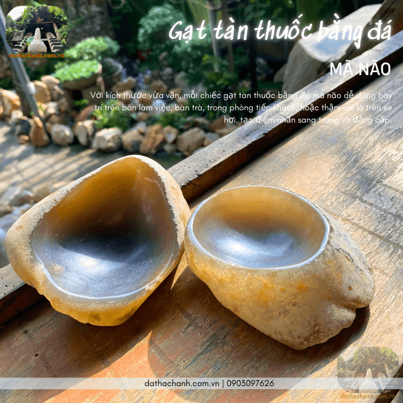 Gạt tàn thuốc bằng đá mã não, đẳng cấp doanh nhân 40 gạt tàn thuốc bằng đá