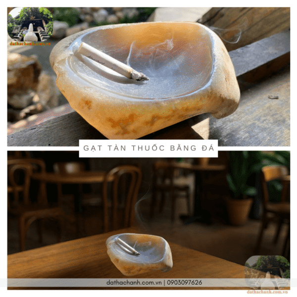 gạt tàn thuốc bằng đá