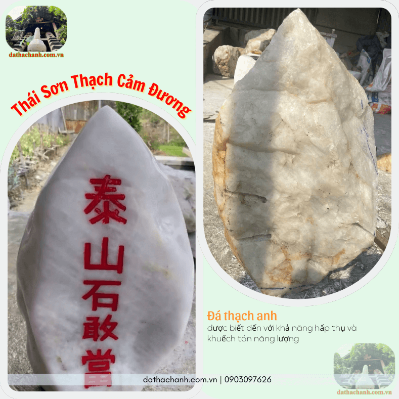 Thái sơn thạch cảm đương đá thạch anh bảo vệ gia trạch 34 Thái sơn thạch cảm đương
