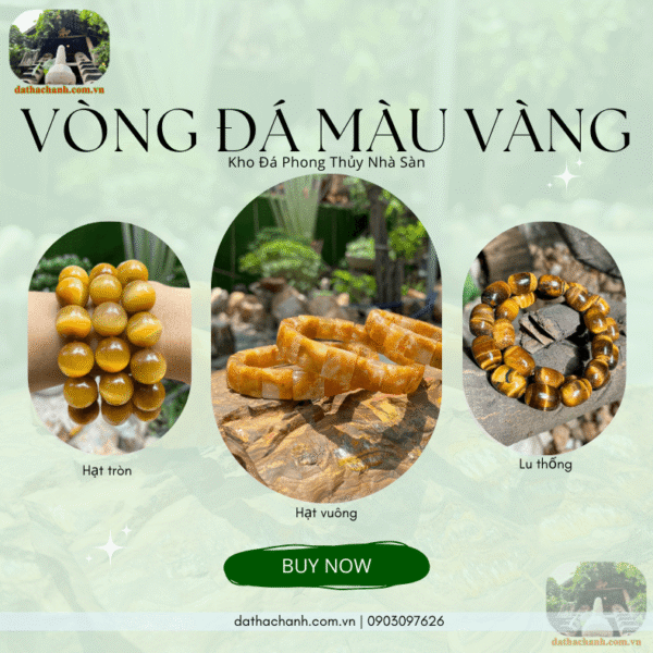 vòng đá màu vàng