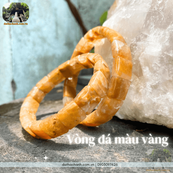 vòng đá màu vàng