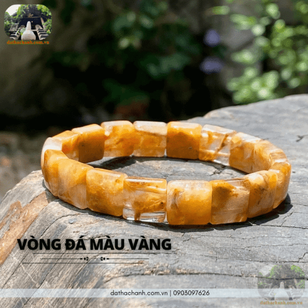 vòng đá màu vàng