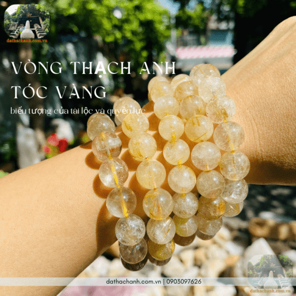 vòng đá màu vàng