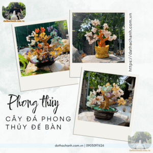 cây đá phong thủy để bàn