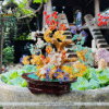 cây đá thạch anh ngũ sắc
