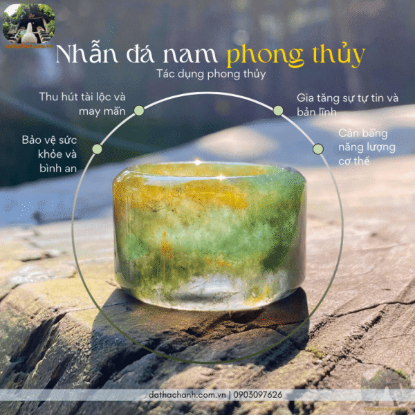 nhẫn đá nam phong thủy