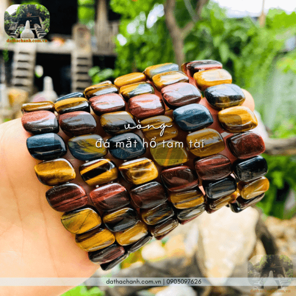 vòng đá mắt hổ tam tài