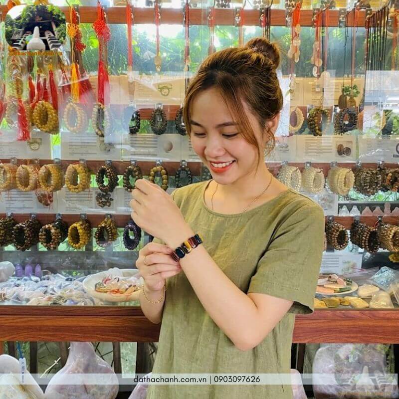 Vòng đá mắt hổ tam tài phong thủy, chiêu tài, hóa sát, thu hút vượng khí 41 vòng đá mắt hổ tam tài