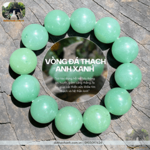 vòng đá thạch anh xanh